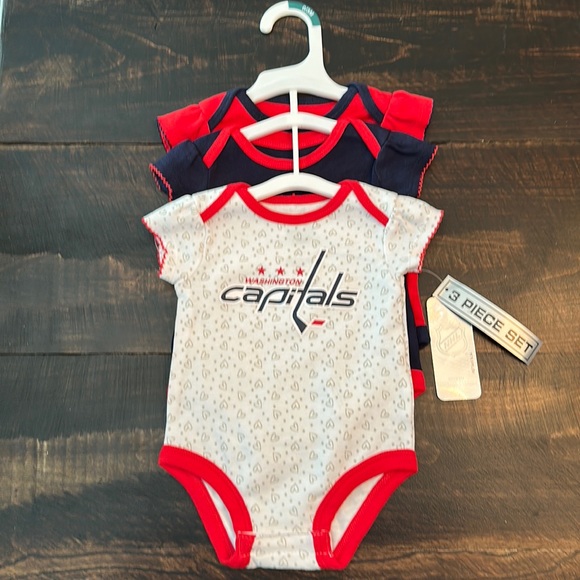 NHL One Pieces Nwt Washington Capitals Baby Girls Onesies Poshmark